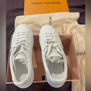Louis Vuitton all white sneakers. New never worn.